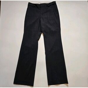 Banana Republic Jackson Fit Dress Pants Size 4 Womens Wool Lined Black